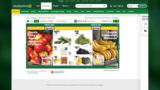 Woolworths online  Online catalogue [upl. by Akselav264]