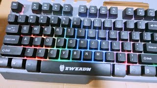 EWEADN GAMING KEYBOARD  MOUSE REVIEW [upl. by Laden]