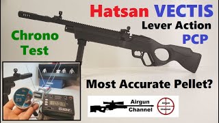 Hatsan VECTIS Chrono Test Lever Action PCP Air Rifle [upl. by Sivert24]