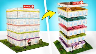 DIY Hospital FiveLevel Maze For Hamster [upl. by Gerik]