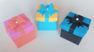 HEDİYE KUTUSU YAPIMI  EL YAPIMI HEDİYE KUTUSU  How to Make a Gift Box [upl. by Filberte375]