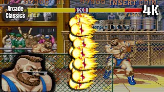 ⫹4K⫺ Street Fighter 2 Golden Edition ▫ Hack ▫ played the game as ▫ Zangief [upl. by Elisha]