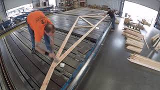 Inside Look  Roof Truss Manufacturing [upl. by Oria290]