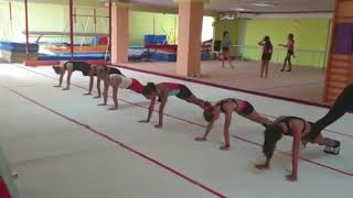 GYMNASTICS  GYMNASTICS WARM UP [upl. by Innavoig]