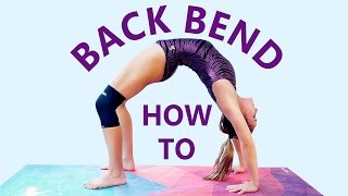 Gymnastics At Home Backbend Challenge Flexibility Workout amp Stretches How to do a Back Bend [upl. by Garek]