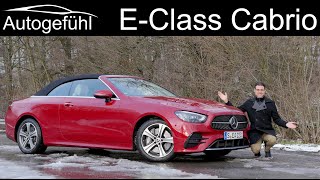 The dream convertible Mercedes EClass Cabriolet E450 FULL REVIEW 2021 A238 [upl. by Lesna]