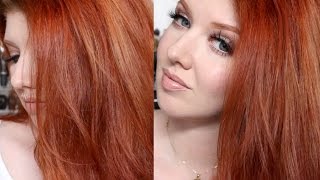 Hair Color Tutorial  My Copper Red Shade Challenge [upl. by Raimundo]