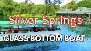 We Road The Glass Bottom Boat Tour in Silver Springs FLORIDA STATE PARK [upl. by Htebazle]