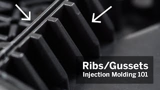 Injection Molding 101 Ribs amp Gussets [upl. by Homer]