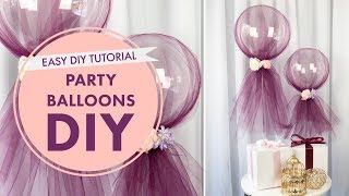 How To Party Balloons Tutorial  DIY Event Decor  BalsaCirclecom [upl. by Rainer]