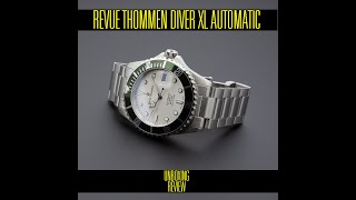 Revue Thommen Diver XL Automatic Green 175712124 Swiss Watch  Unboxing e Review  Valjoux Relogios [upl. by Phare]