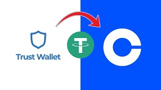 How To Transfer Tether USDT From Trust Wallet To Coinbase  For Beginners [upl. by Katuscha162]