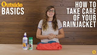 How to ReWaterproof Your Rainjacket  Outside [upl. by Laughlin]