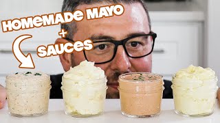 Perfect Homemade Mayonnaise Recipe  Garlic Aioli  Cajun Remoulade  Comeback Sauce [upl. by Miki]