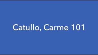 Catullo  Carme 101  Multas per gentes [upl. by Ahsema]