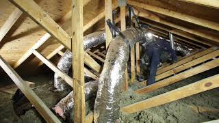 Air Duct Removal and Installation Timelapse [upl. by Libove]