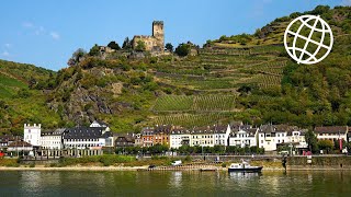 Rhine River Valley Koblenz to Rüdesheim Germany Amazing Places 4K [upl. by Odlareg]