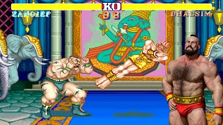 ZANGIEF Longplay Street Fighter 2 Champion Edition Arcade Hardest  4K 60 FPS [upl. by Ellehsat]