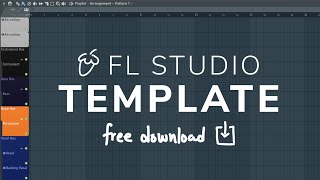 My FL Studio Template  The Best Way To Start A Project [upl. by Mariellen]