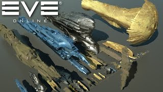 EVE Online STARSHIPS dimensions  3D [upl. by Ludba957]