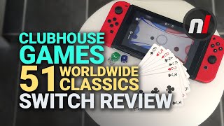 Clubhouse Games 51 Worldwide Classics Nintendo Switch Review  Is It Worth It [upl. by Attenna]