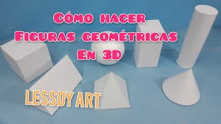 como hacer cuerpos geométricos [upl. by Isola]