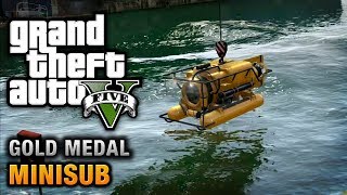 GTA 5  Mission 29  Minisub 100 Gold Medal Walkthrough [upl. by Coonan]