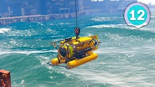 SUBMARINE HEIST  Grand Theft Auto 5  Part 12 [upl. by Brent]