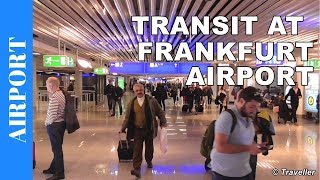 TRANSIT WALK AT FRANKFURT Airport FRA Terminal 1  Connection Flight Transfer Arriving amp Departing [upl. by Meter41]