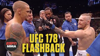 Conor McGregor vs Dustin Poirier 1 Flashback  ESPN MMA [upl. by Alphonsine]