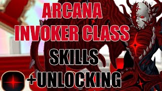 AQW Arcana Invoker Class Skill Breakdown  Level Requirements  Farming Methods [upl. by Tonry830]