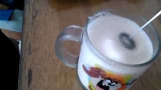 Aerolatte Review Frothing Cold Milk In Under 1 Minute [upl. by Stanton]