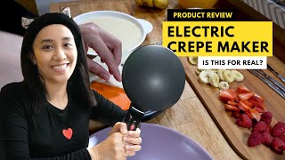 Moss amp Stone Electric Crepe Maker REVIEWED [upl. by Rednasela]